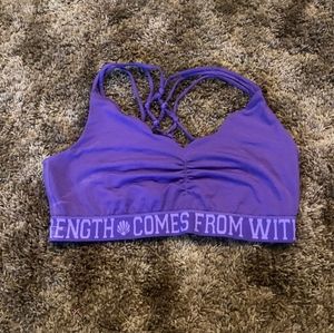 Disney The Little Mermaid True Strength Ariel Low Impact Sports Bra Discontinued